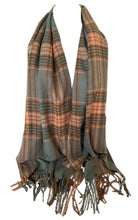 Load image into Gallery viewer, Scarf Shack Cashmere Feel Tartan Check Scarf for Women Men Soft Warm Large Lightweight Plaid Winter Shawl Wrap Unisex Stole Scarves
