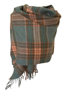 Scarf Shack Cashmere Feel Tartan Check Scarf for Women Men Soft Warm Large Lightweight Plaid Winter Shawl Wrap Unisex Stole Scarves