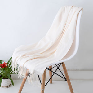 Scarf Shack Cashmere Feel Scarves for Women Men Soft Warm Large Winter Shawls Wrap Plain Stole Solid Colours