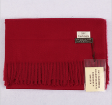 Load image into Gallery viewer, Cashmere Feel Plain Scarves for Women Men Soft Warm Large Winter Shawls Wrap