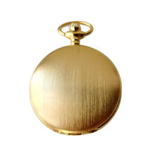Load image into Gallery viewer, Vintage Style Quartz Pocket Watch Metal Case Classic Chain Polished Round Dial