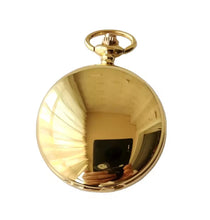Load image into Gallery viewer, Vintage Style Quartz Pocket Watch Metal Case Classic Chain Polished Round Dial