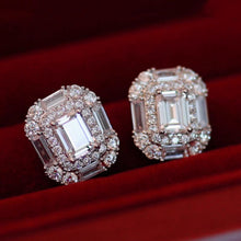 Load image into Gallery viewer, Women’s Geometry Shaped Stud Earrings Cubic Zirconia Crystal Wedding Party, Girl's Fashion Jewelry