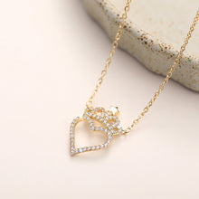 Load image into Gallery viewer, Women's Crown Heart  Shaped Zircon Dazzling Pendant Necklaces Valentine's Day Charm Fashion Jewelry