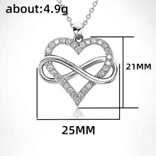 Load image into Gallery viewer, Women's Chic Heart  Shaped Zircon Dazzling Pendant Necklaces Valentine's Day Charm Fashion Jewelry