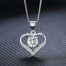 Load image into Gallery viewer, Women's Love Heart  Shape Shaped Zircon Dazzling Pendant Necklaces Valentine's Day Charm Fashion Jewelry