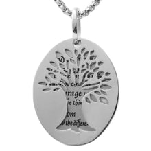 Load image into Gallery viewer, Stainless Steel Tree of Life Pendant Necklace Inspirational Necklace for Men