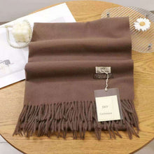 Load image into Gallery viewer, Cashmere Feel Plain Scarves for Women Men Soft Warm Large Winter Shawls Wrap