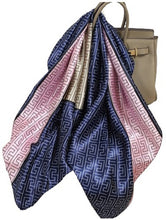 Load image into Gallery viewer, Women’s Silk Feel Square Hair Scarf Sleeping Headscarf, Multicolor Designer Print Bandana