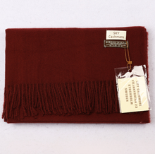 Load image into Gallery viewer, Cashmere Feel Plain Scarves for Women Men Soft Warm Large Winter Shawls Wrap