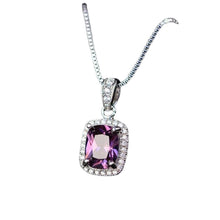 Load image into Gallery viewer, Women's Crystal Zircon Pendant Necklaces Valentine's Day Charm Jewelry Box Chain
