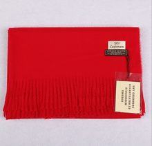 Load image into Gallery viewer, Cashmere Feel Plain Scarves for Women Men Soft Warm Large Winter Shawls Wrap