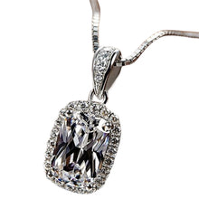 Load image into Gallery viewer, Women's Crystal Zircon Pendant Necklaces Valentine's Day Charm Jewelry Box Chain