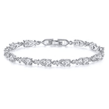Load image into Gallery viewer, Women's Silver Plated Cubic Zirconia Tennis Bracelet Bracelet Jewelry Gift