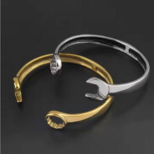 Load image into Gallery viewer, Men Mirror Polished Wrench Shaped Bracelet Stainless Steel Cuff Biker Bangles, Fashion Jewellery