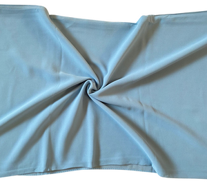 Women's Scarf Hijab Chiffon Georgette Handmade Soft Premium Quality Sarong Shawl Maxi Plain Wrap Solid Colours Made in Dubai