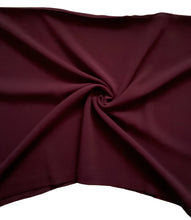 Load image into Gallery viewer, Women&#39;s Scarf Hijab Chiffon Georgette Handmade Soft Premium Quality Sarong Shawl Maxi Plain Wrap Solid Colours Made in Dubai