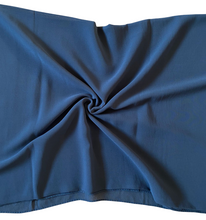 Load image into Gallery viewer, Women&#39;s Scarf Hijab Chiffon Georgette Handmade Soft Premium Quality Sarong Shawl Maxi Plain Wrap Solid Colours Made in Dubai