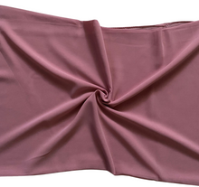 Load image into Gallery viewer, Women&#39;s Scarf Hijab Chiffon Georgette Handmade Soft Premium Quality Sarong Shawl Maxi Plain Wrap Solid Colours Made in Dubai