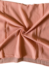 Load image into Gallery viewer, Women&#39;s Scarf Hijab Chiffon Georgette Handmade Soft Premium Quality Sarong Shawl Maxi Plain Wrap Solid Colours Made in Dubai