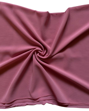 Load image into Gallery viewer, Women&#39;s Scarf Hijab Chiffon Georgette Handmade Soft Premium Quality Sarong Shawl Maxi Plain Wrap Solid Colours Made in Dubai