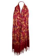 Load image into Gallery viewer, Cashmere Feel Fully Embroidered Handmade Winter Wool Mix Shawl | Pashmina Style | Large Warm Wrap for Women | Thick Scarf