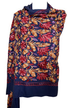 Load image into Gallery viewer, Cashmere Feel Fully Embroidered Handmade Winter Wool Mix Shawl | Pashmina Style | Large Warm Wrap for Women | Thick Scarf