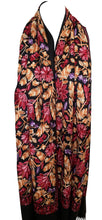 Load image into Gallery viewer, Cashmere Feel Fully Embroidered Handmade Winter Wool Mix Shawl | Pashmina Style | Large Warm Wrap for Women | Thick Scarf