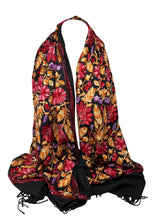 Load image into Gallery viewer, Cashmere Feel Fully Embroidered Handmade Winter Wool Mix Shawl | Pashmina Style | Large Warm Wrap for Women | Thick Scarf
